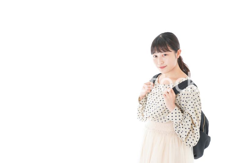 笑顔の若い女性ポートレート