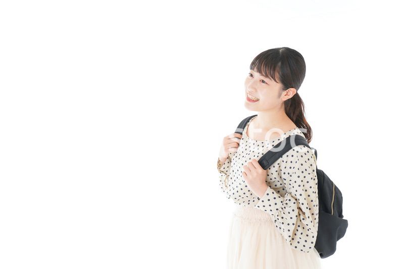 笑顔の若い女性ポートレート