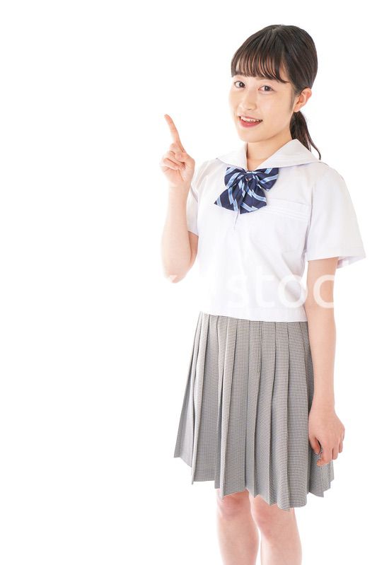 ポイントを指差す学生