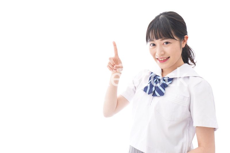 ポイントを指差す学生