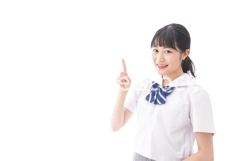 ポイントを指差す学生