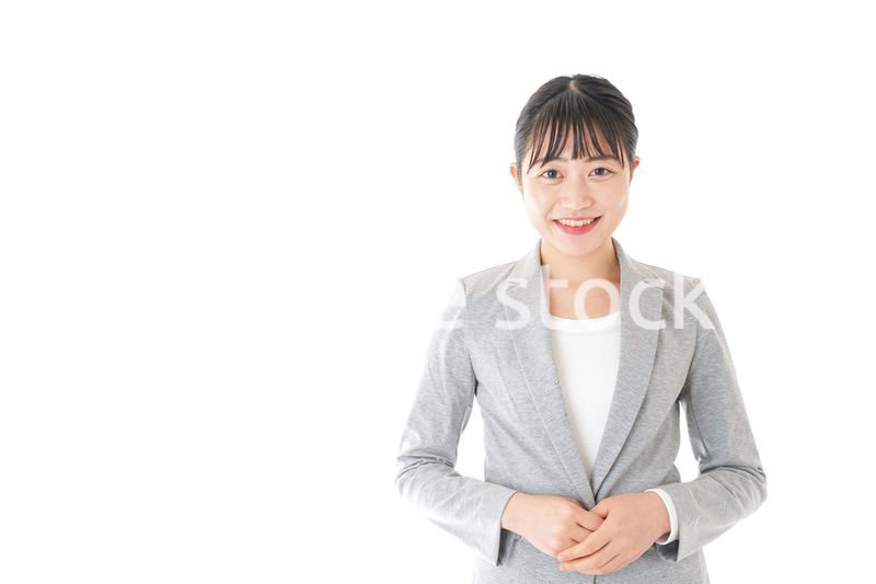 笑顔のビジネスウーマン・受付嬢