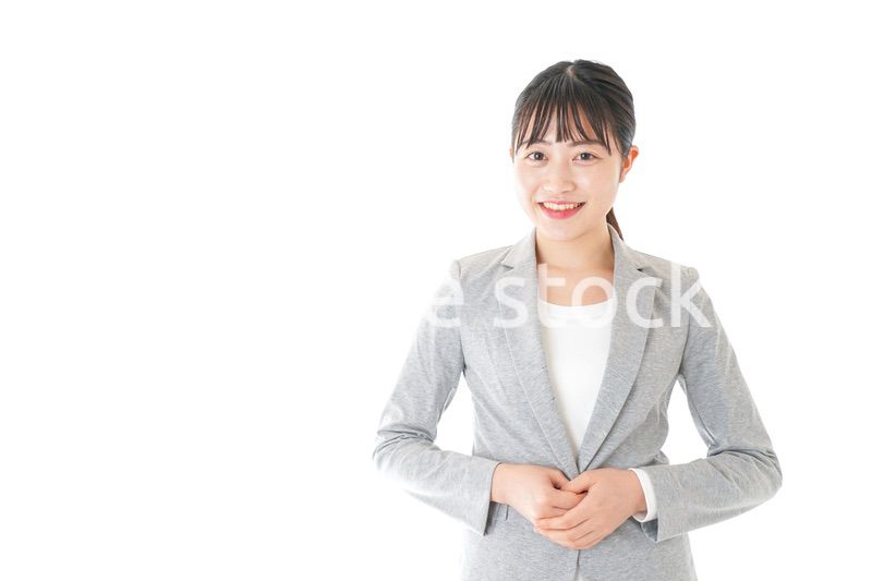 笑顔のビジネスウーマン・受付嬢