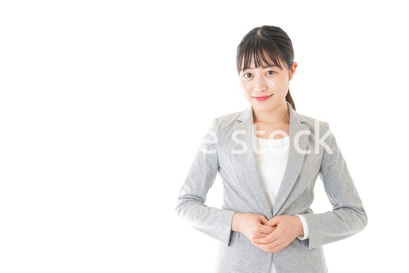 笑顔のビジネスウーマン・受付嬢