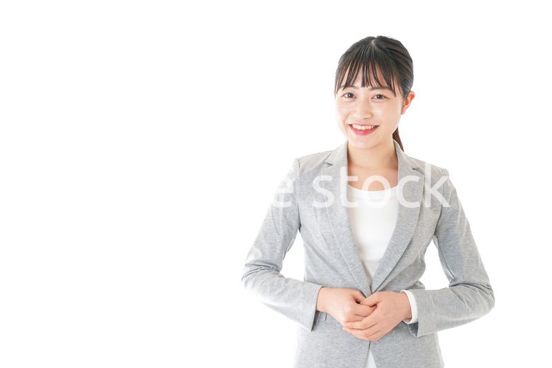 笑顔のビジネスウーマン・受付嬢