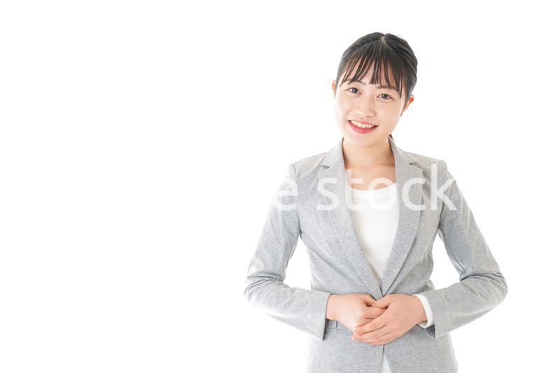 笑顔のビジネスウーマン・受付嬢