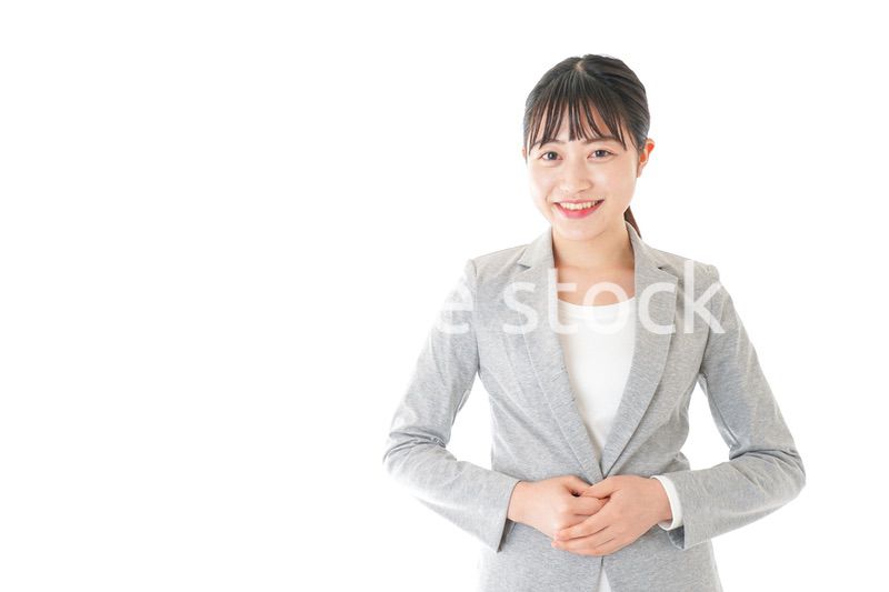 笑顔のビジネスウーマン・受付嬢