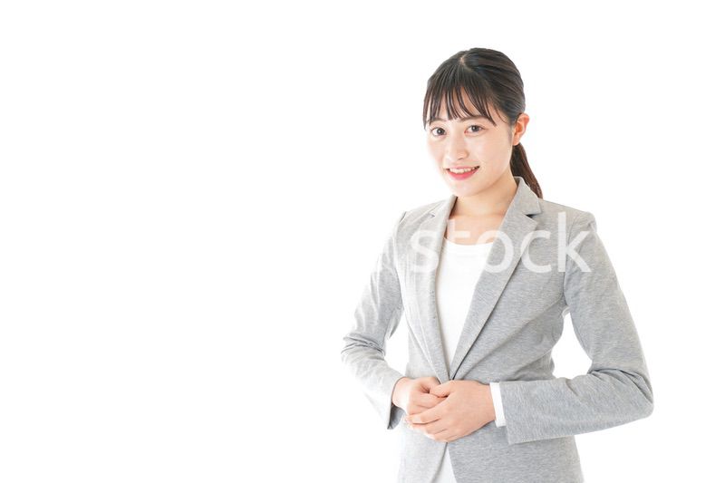 笑顔のビジネスウーマン・受付嬢