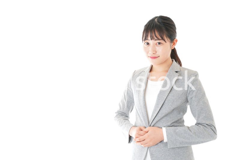 笑顔のビジネスウーマン・受付嬢