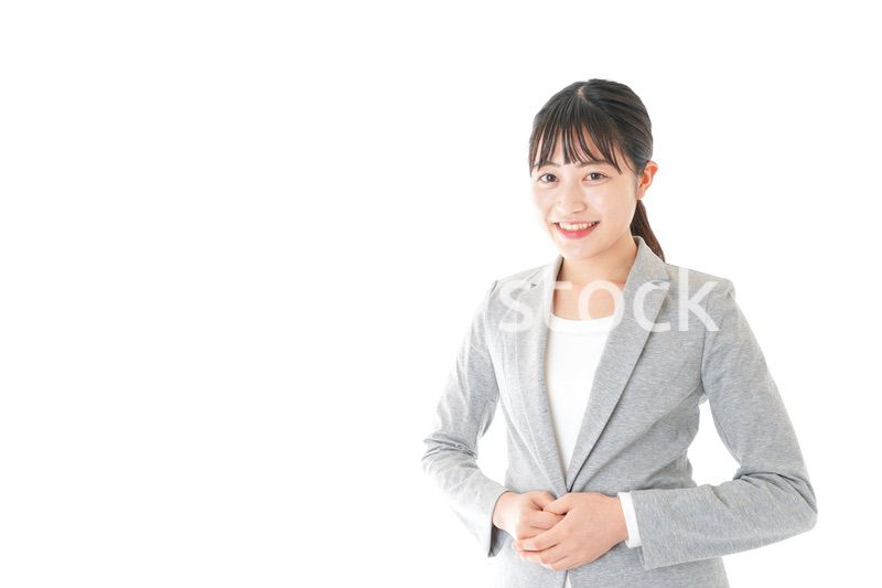 笑顔のビジネスウーマン・受付嬢