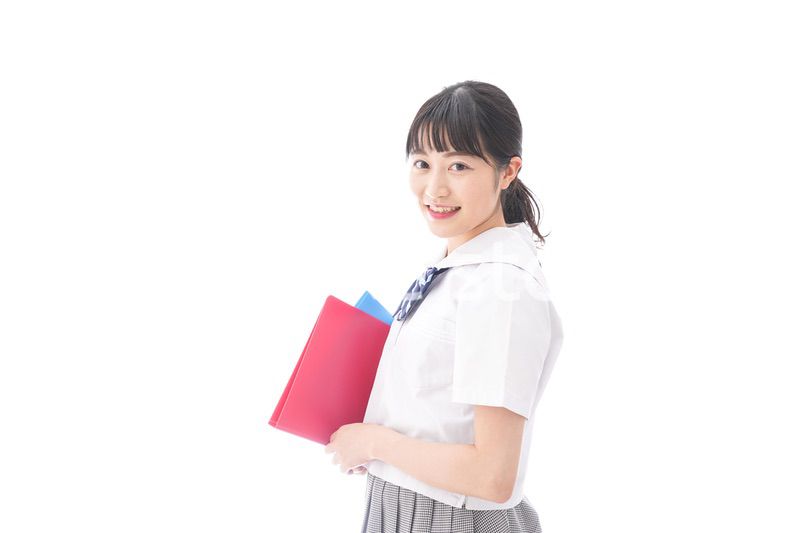 テキストを持つ学生