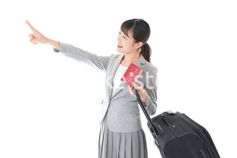 海外出張に行くビジネスウーマン
