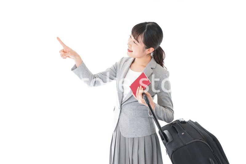 海外出張に行くビジネスウーマン