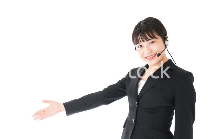 若い女性オペレーター・同時通訳イメージ