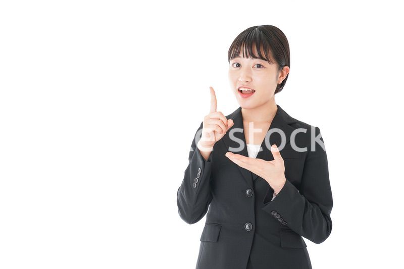 ひらめくビジネスウーマン