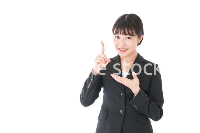 ひらめくビジネスウーマン