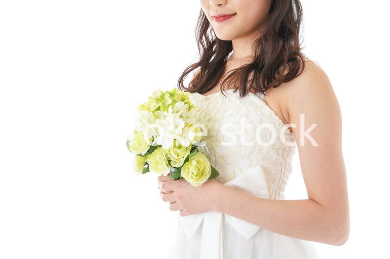 ブーケを持つ花嫁