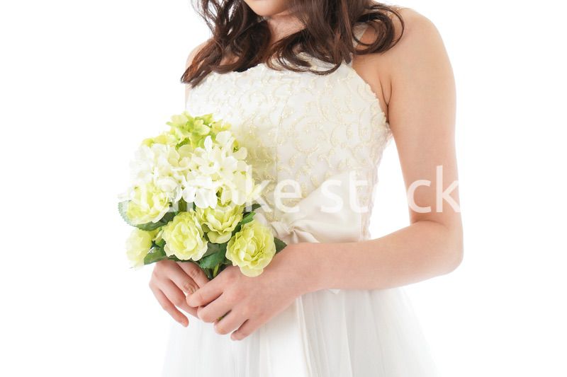 ブーケを持つ花嫁