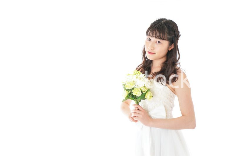 ブーケを持つ花嫁