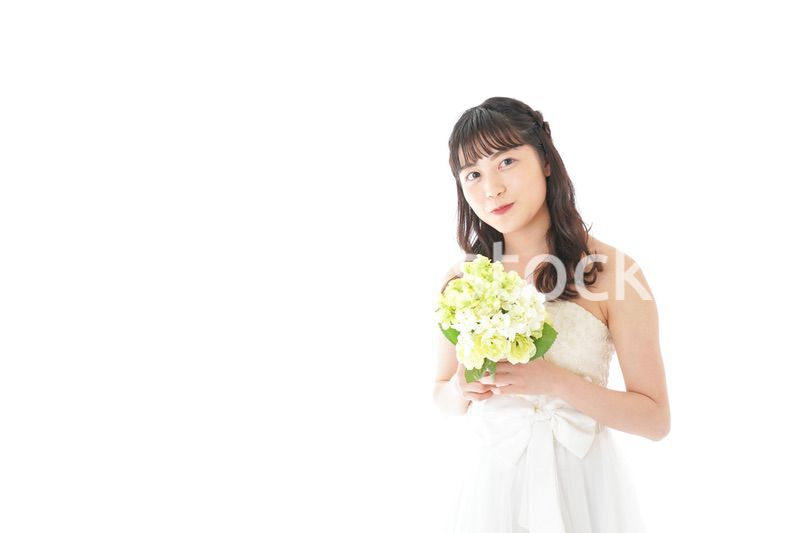ブーケを持つ花嫁