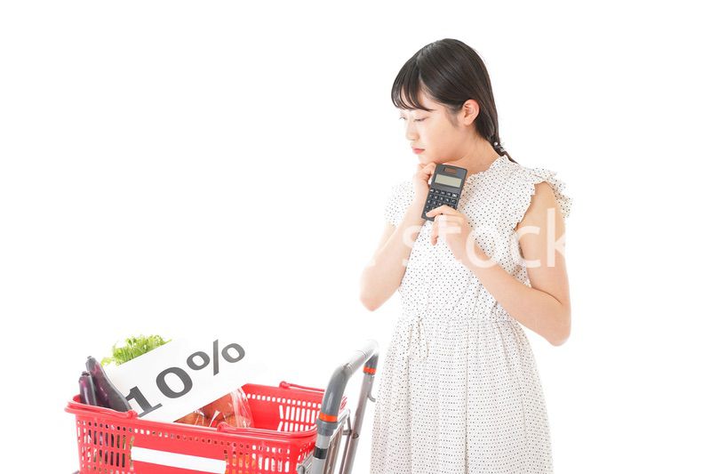 消費税増税・ショッピングイメージ