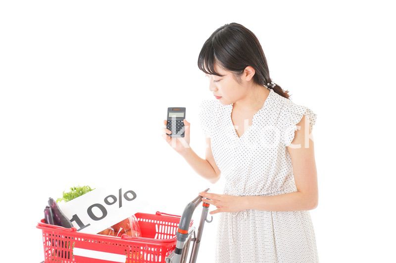 消費税増税・ショッピングイメージ