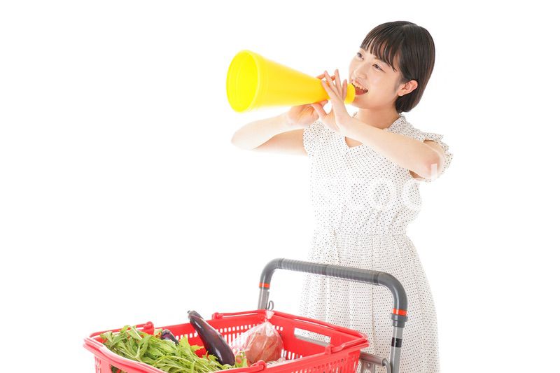 スーパーマーケット・特売・セールイメージ