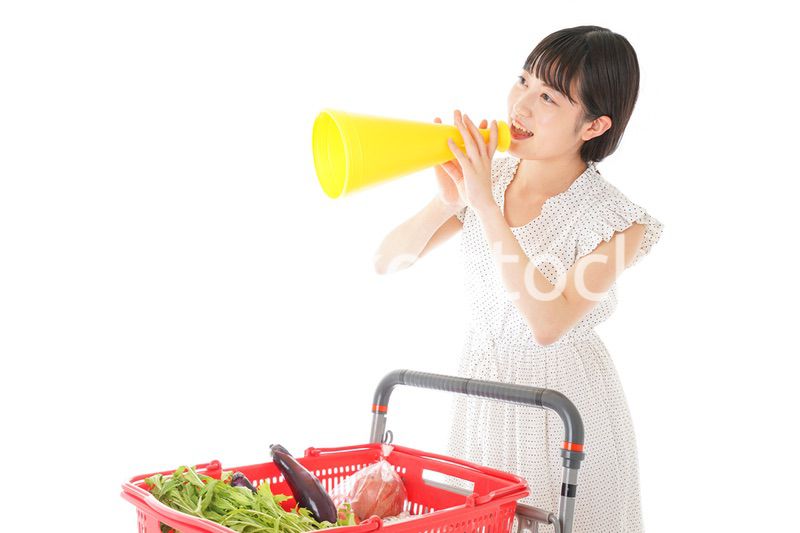 スーパーマーケット・特売・セールイメージ