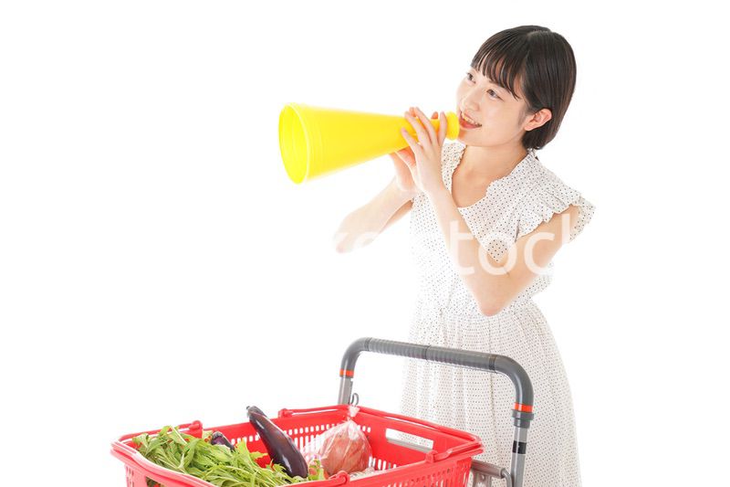 スーパーマーケット・特売・セールイメージ