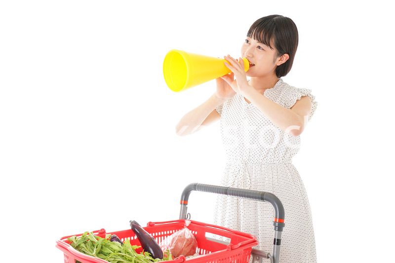 スーパーマーケット・特売・セールイメージ