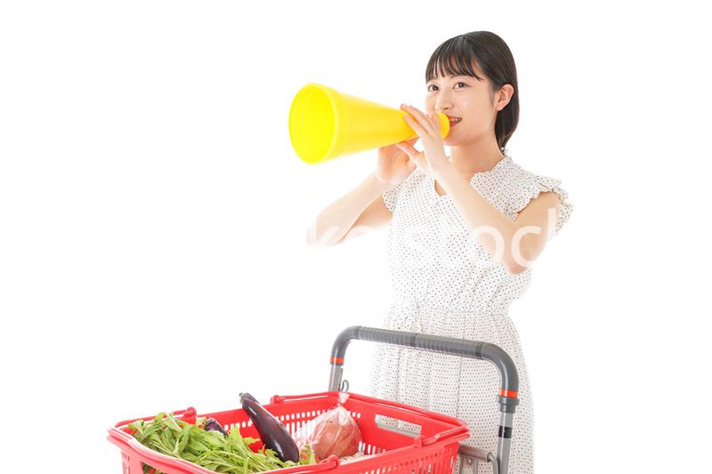 スーパーマーケット・特売・セールイメージ