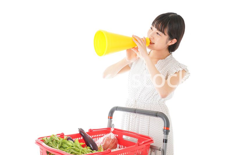 スーパーマーケット・特売・セールイメージ