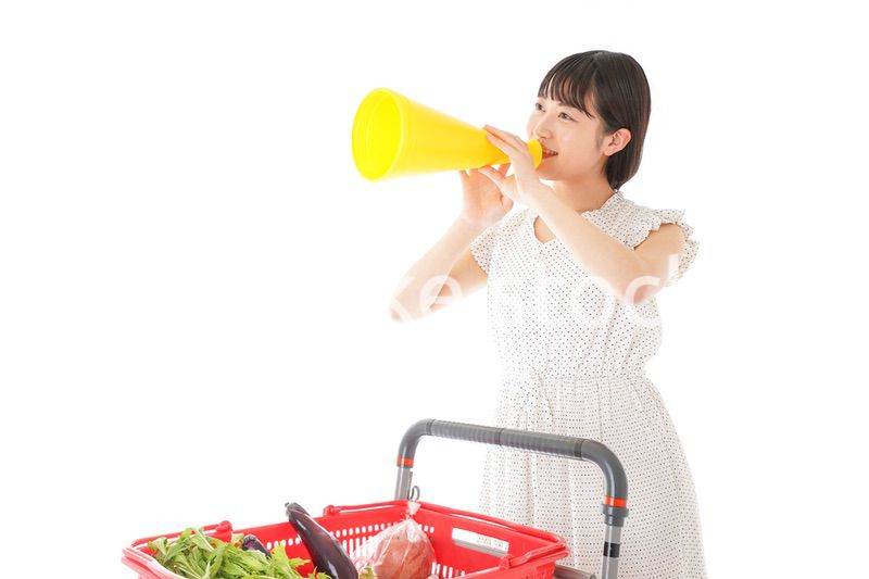 スーパーマーケット・特売・セールイメージ