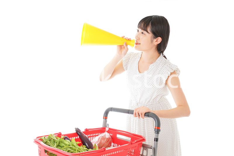 スーパーマーケット・特売・セールイメージ