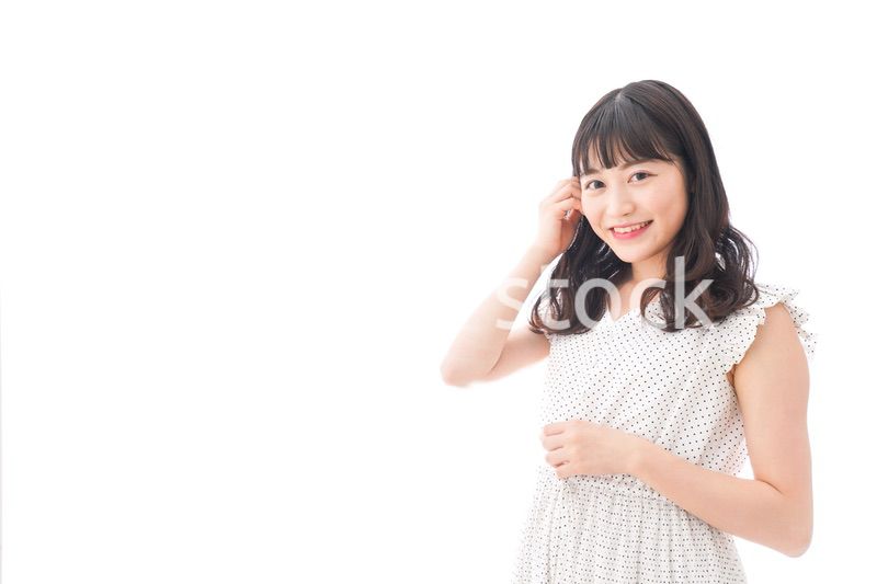 若い女性のポートレート