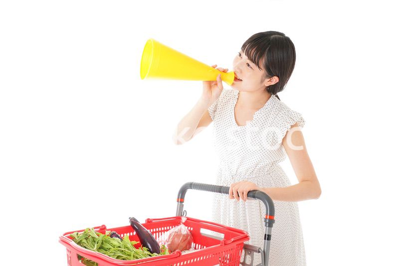 スーパーマーケット・特売・セールイメージ