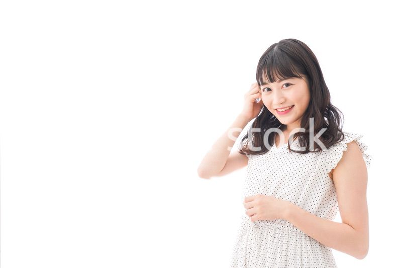 若い女性のポートレート