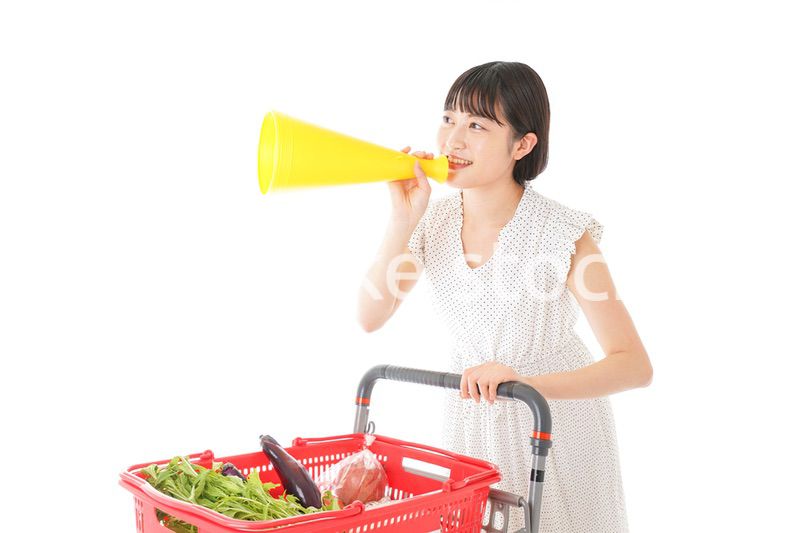 スーパーマーケット・特売・セールイメージ