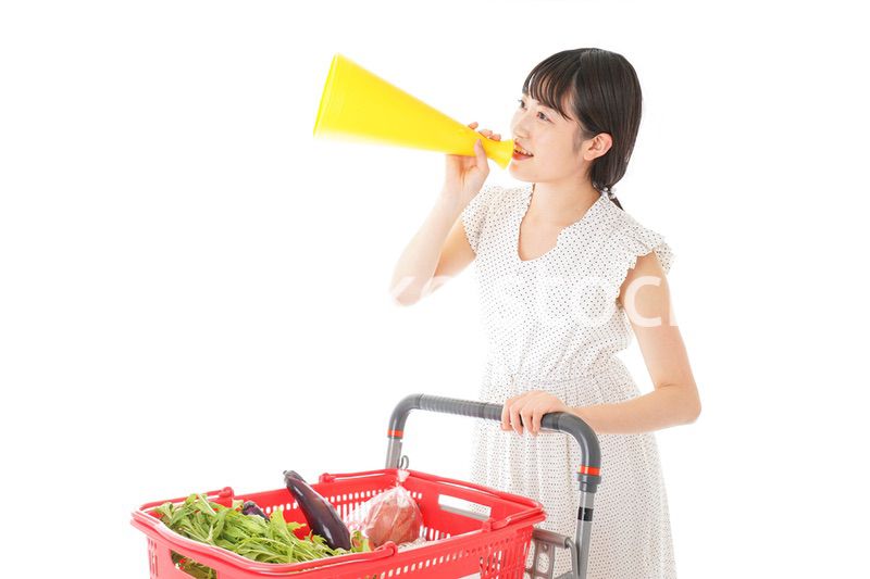 スーパーマーケット・特売・セールイメージ