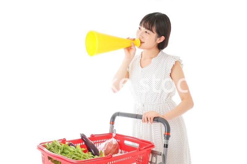 スーパーマーケット・特売・セールイメージ