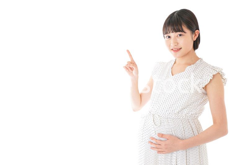 妊娠した若い女性