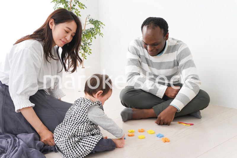 英会話教室の体験をする赤ちゃん