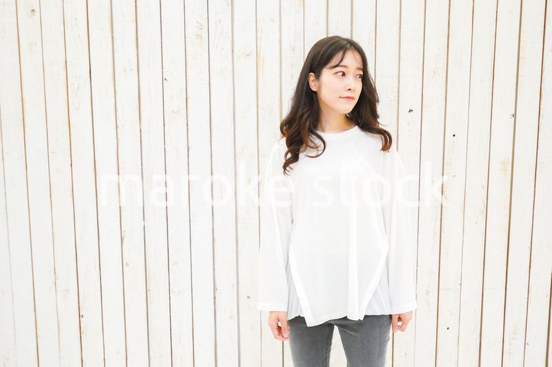 若い女性のポートレート