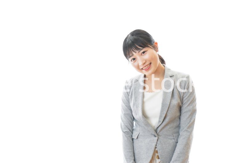 大喜びをする笑顔のビジネスウーマン