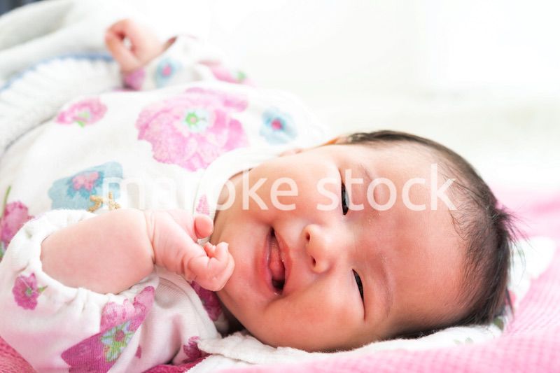 寝る赤ちゃん