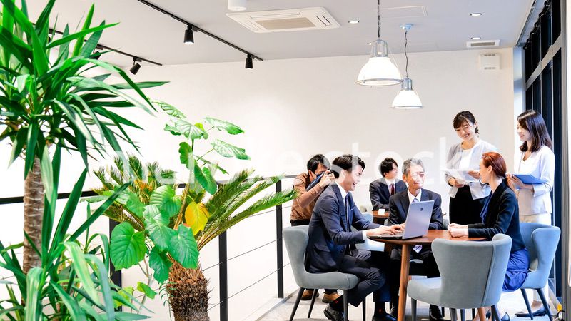 ストックフォト撮影現場