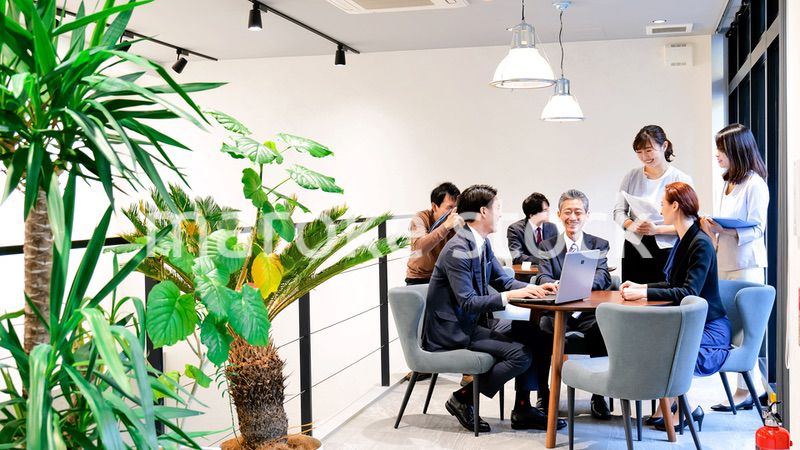 ストックフォト撮影現場