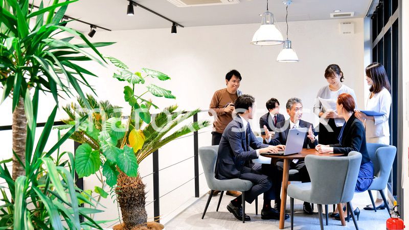 ストックフォト撮影現場