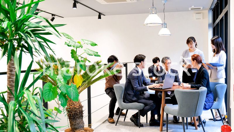 ストックフォト撮影現場