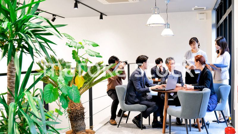 ストックフォト撮影現場